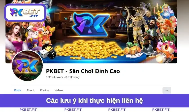 Lưu ý khi thực hiện liên hệ