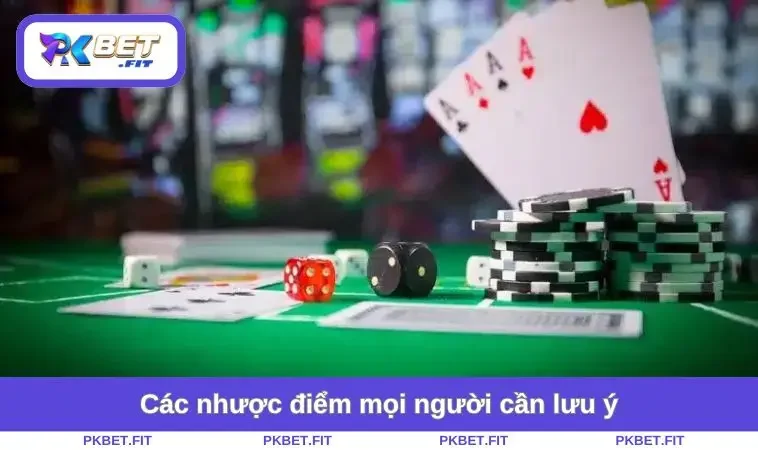 Các nhược điểm mọi người cần lưu ý